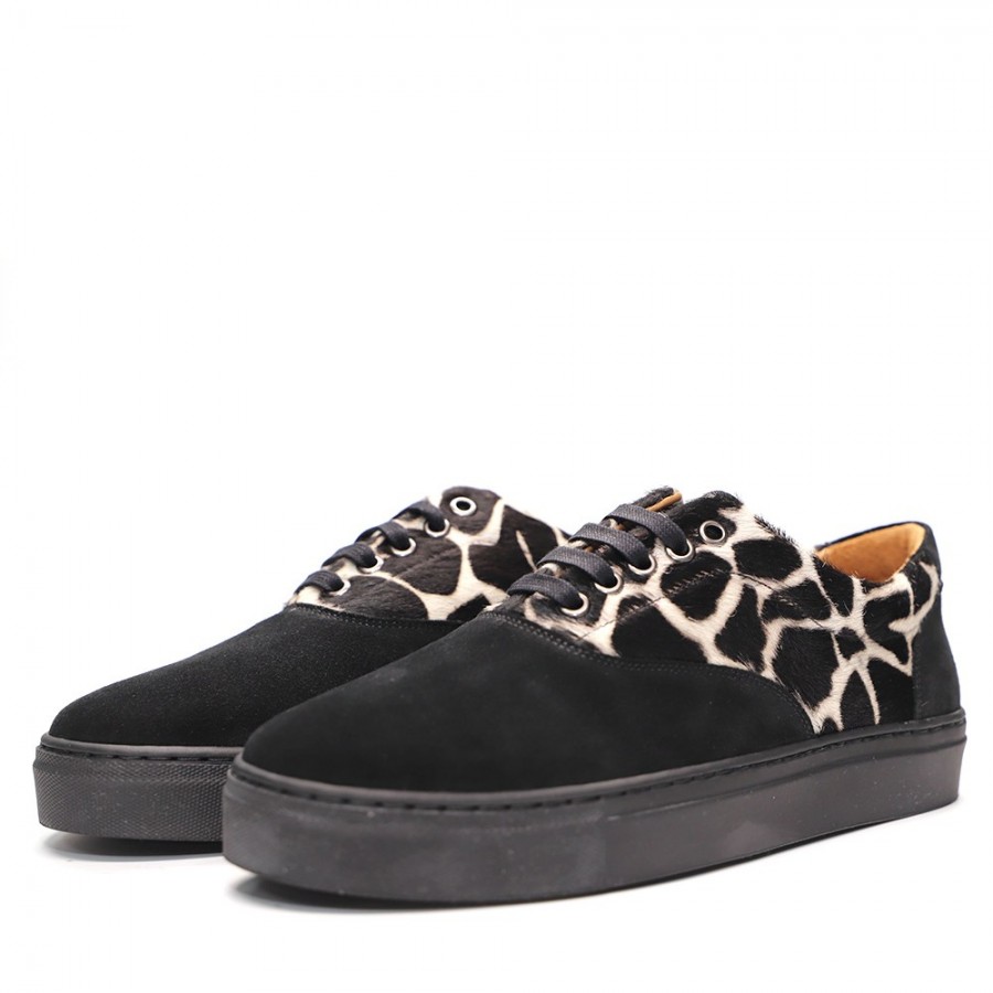 TOP SIDER GIRAFFE PONY LEATHER