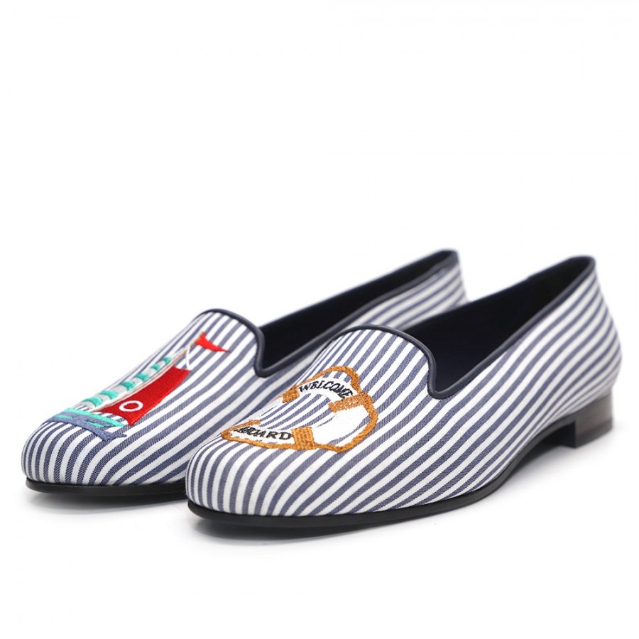 GRECE NAVY/WHITE LIDO