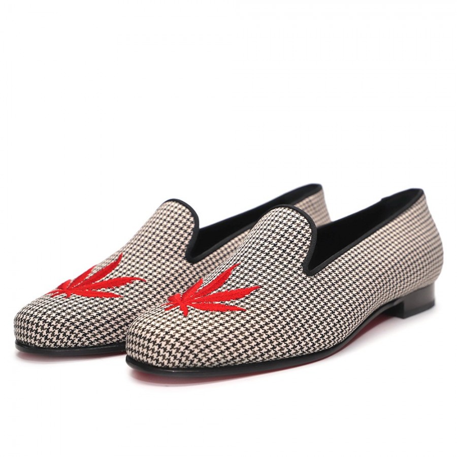 NICOLE BLACK/WHITE HOUNDSTOOTH