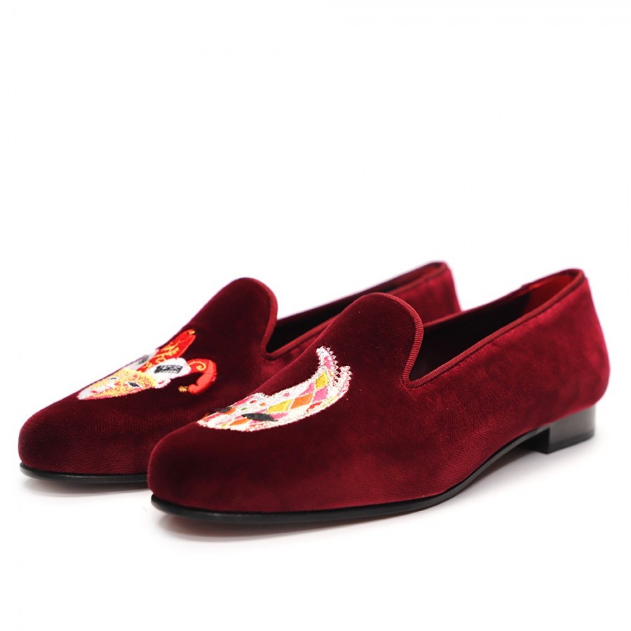 NICOLE BORDEAUX VELVET