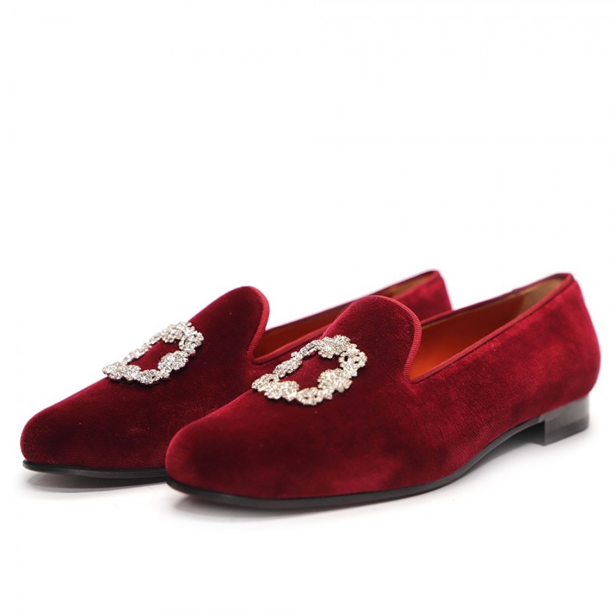 NICOLE BORDEAUX VELVET