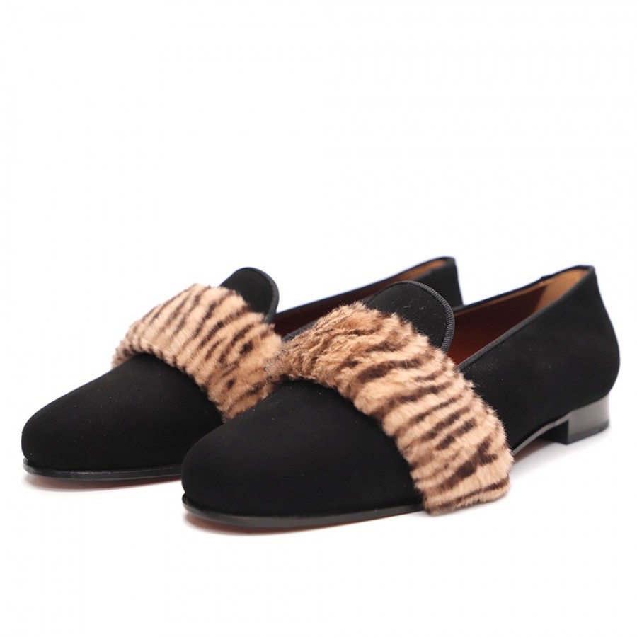 NICOLE BLACK SUEDE