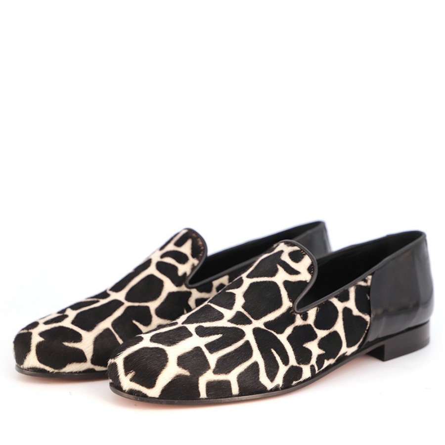 BOSTON GIRAFFE PONY LEATHER