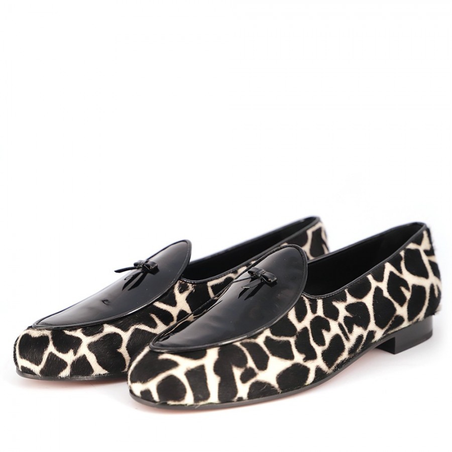 BOSTON GIRAFFE PONY LEATHER