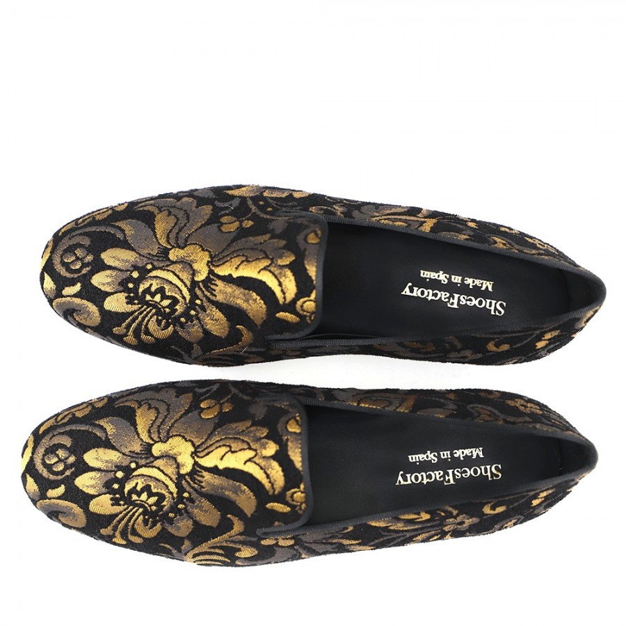 BOSTON BLACK/GOLD JACQUARD Choose your size (Gentleman) EU39 / UK5 / US6 BOSTON BLACK/GOLD JACQUARD Choose your size (Gentleman) EU39 / UK5 / US6